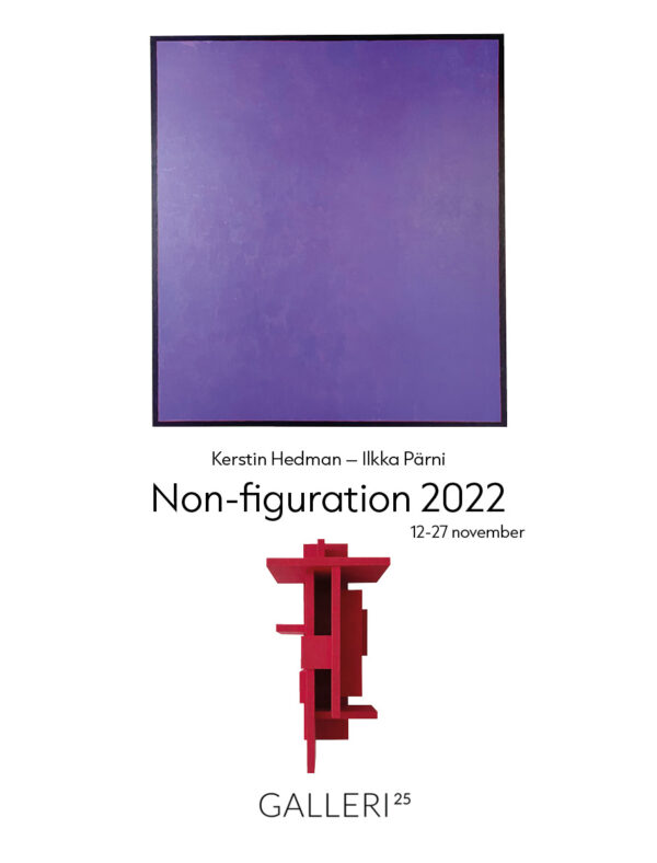 Utställningsaffisch. Non-figuration 2022